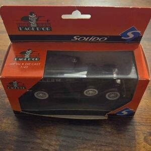 Solido Black Die-Cast Model Car